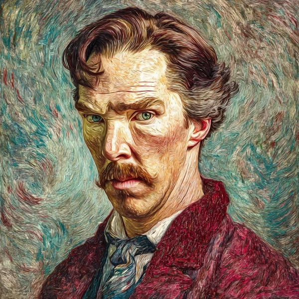 The Electric Gaze of a Troubled Artist