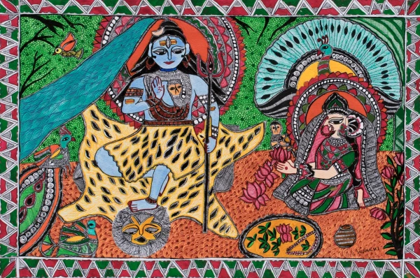Shiva and Parvati's Divine Abode