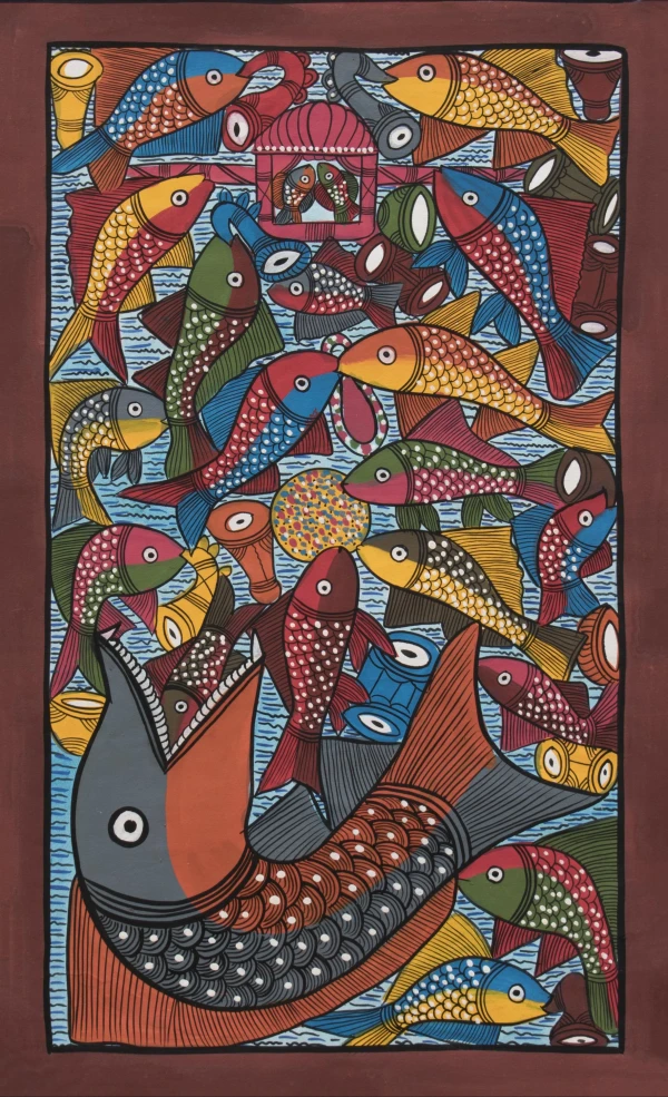 Matsya Raj: The Aquatic Kingdom's Procession
